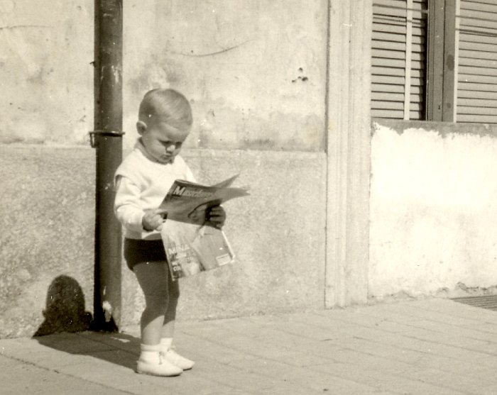 Il bambino intellettuale, anni 50